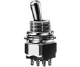 Miniature Toggle Switch (ON)-ON-(ON) 6 A
